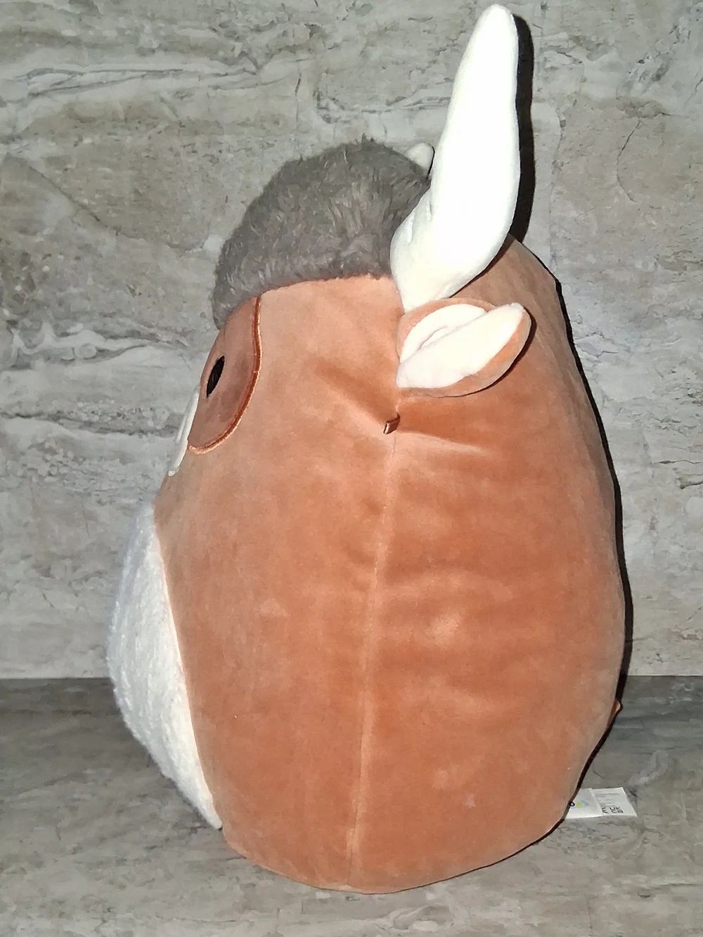 Squishmallows SHEP The Highland Cow  Brown & Cream Plush w/ Yellow Nose Ring 12